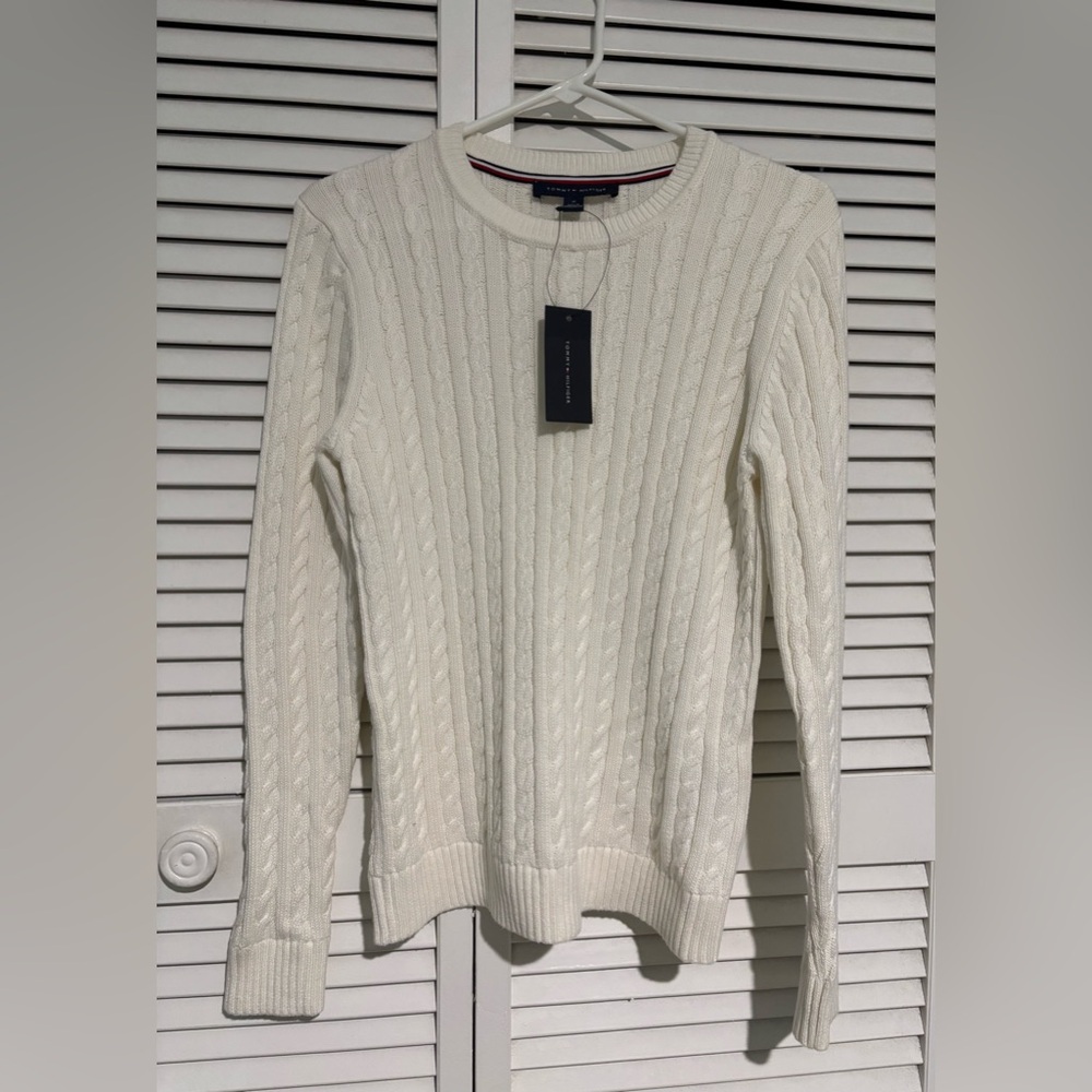 TOMMY HILFIGER
Women's Cotton Cable-Knit Sweater
